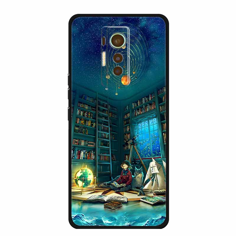 For Tecno Phantom X 2021 Case Luxury TPU Silicone Soft Cover Phone Cases for PhantomX 2021 AC8 Protection Cartoon Bumper Etui