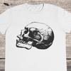 Men's and Women's T-shirts Human Skull T Shirt - Retro Skull T Shirt - Skeleton T Shirt