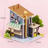Paper 3d Three-dimensional Puzzle Cartoon Mini Building Cabin Model Children Handmade DIY Children's Assembly Card Toy Gift