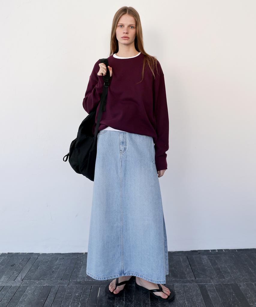 Leuba All-Day Cotton Round Knit - Plum