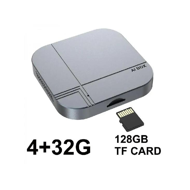 Kowankit 2026 Android 12 Wireless Carplay Ai Box Android Auto 3 in 1 TV Box 4+32G Wifi6 BT Plug & Play Fits Cars From 2016+