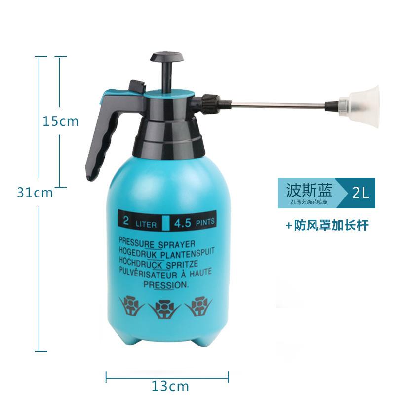 Gartenbau Universal 2L Kleiner Sprüher Haushaltssprühkessel Manuell Luftdruck Bewässerungstopf Düse Haushalt Manuell Luftdruck