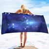 Sternenhimmel Strandtuch, Mikrofaser Super Saugfähiges Strandtuch, Weiches und Bequemes Badezimmerhandtuch Sandfreies Strandtuch