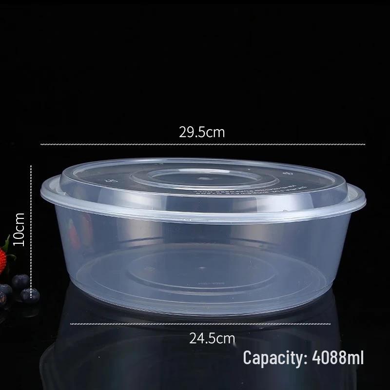 777 Disposable Transparent Plastic Food Containers with Lids