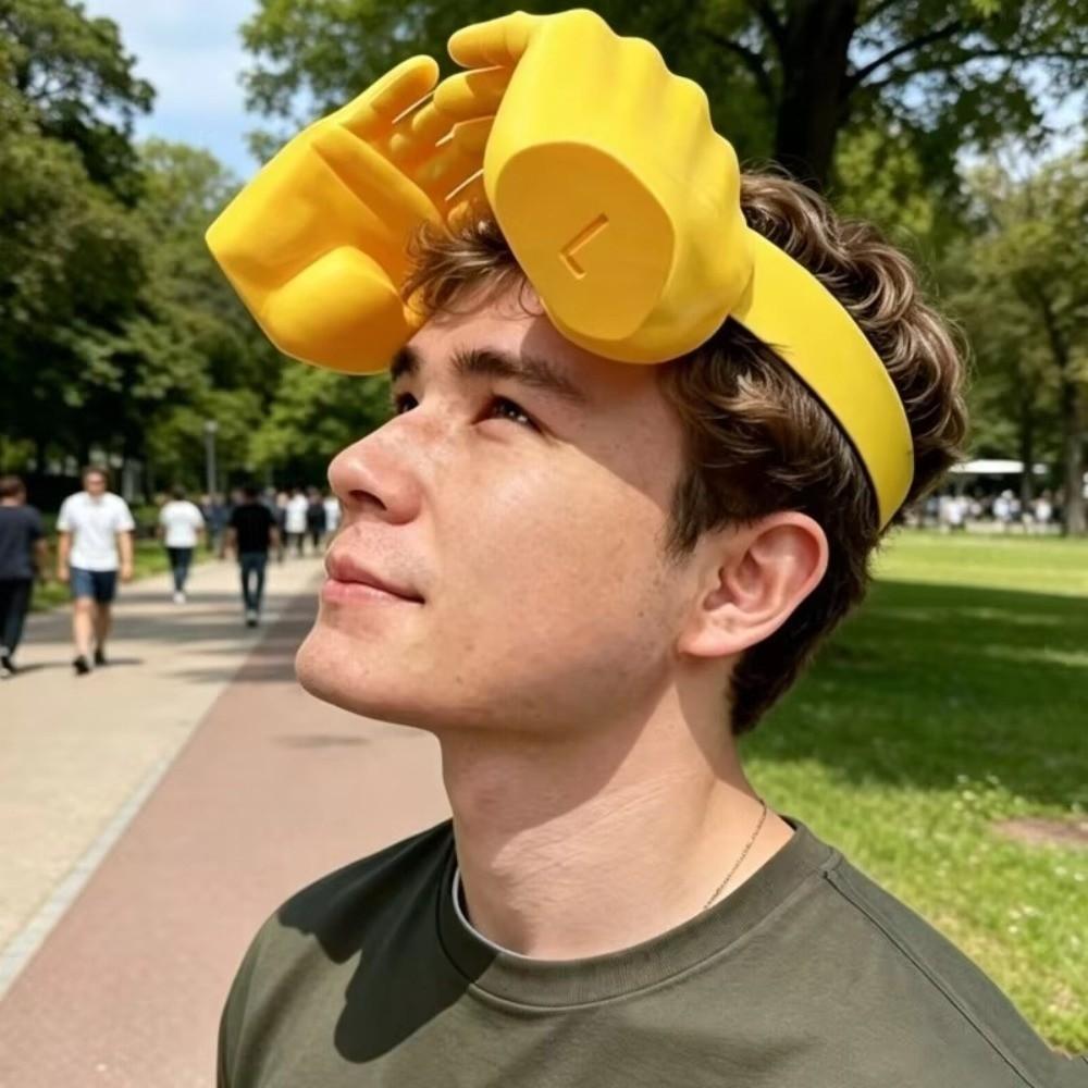 Summer Hand Shape Hat Adjustable Sunshade Creative 3D Palm Sun Hat Beach Party