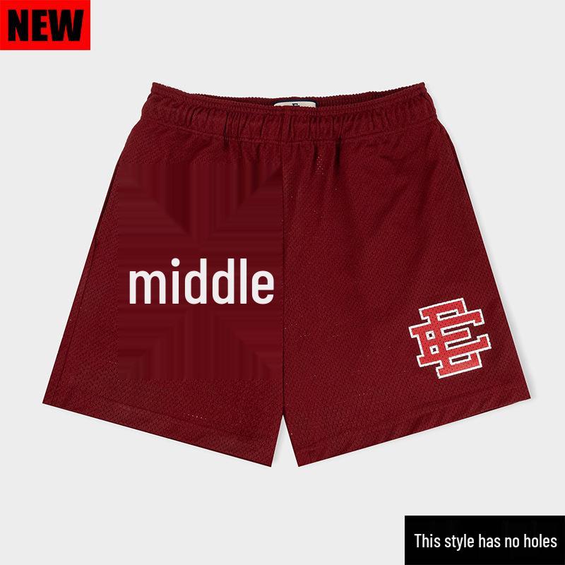 Unisex Amerikanische EE Schnelltrocknende Mesh-Sportshorts zum Laufen & Radfahren - Oberhalb des Knies