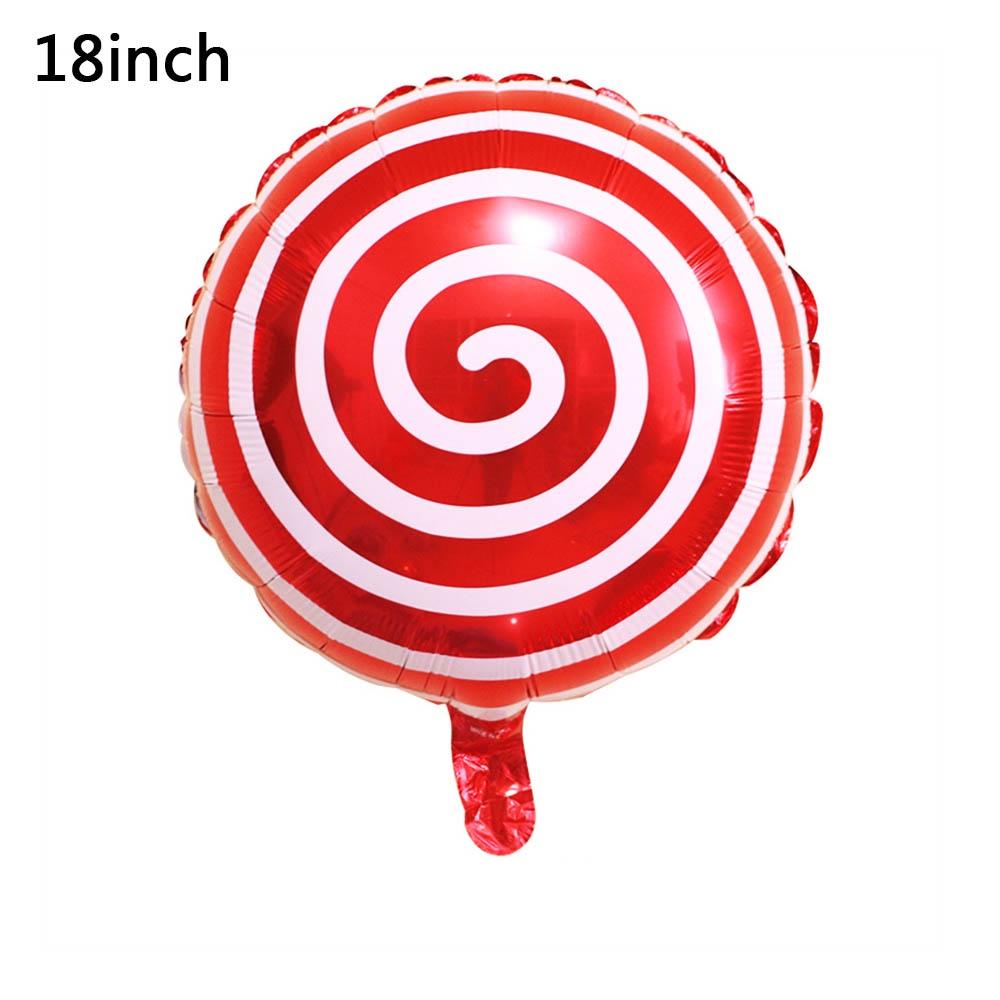 4D Six Sided Gift Box Windmill Cane Shape Aluminum Foil Balloon Birthday Christmas Party Scene Atmosphere Decoration