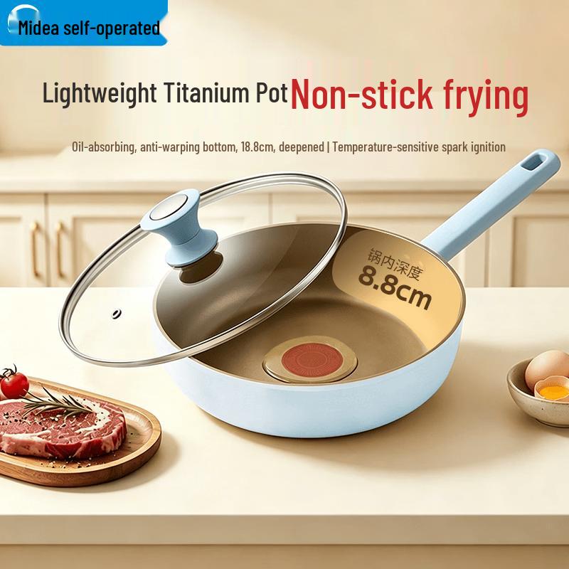 Midea Titanium Non-Stick Deep Frying Pan