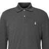 Polo Ralph Lauren Solid Color Long Sleeve Polo Shirt With Embroidered Pony Men Tops Medium-Gray 710680790-040