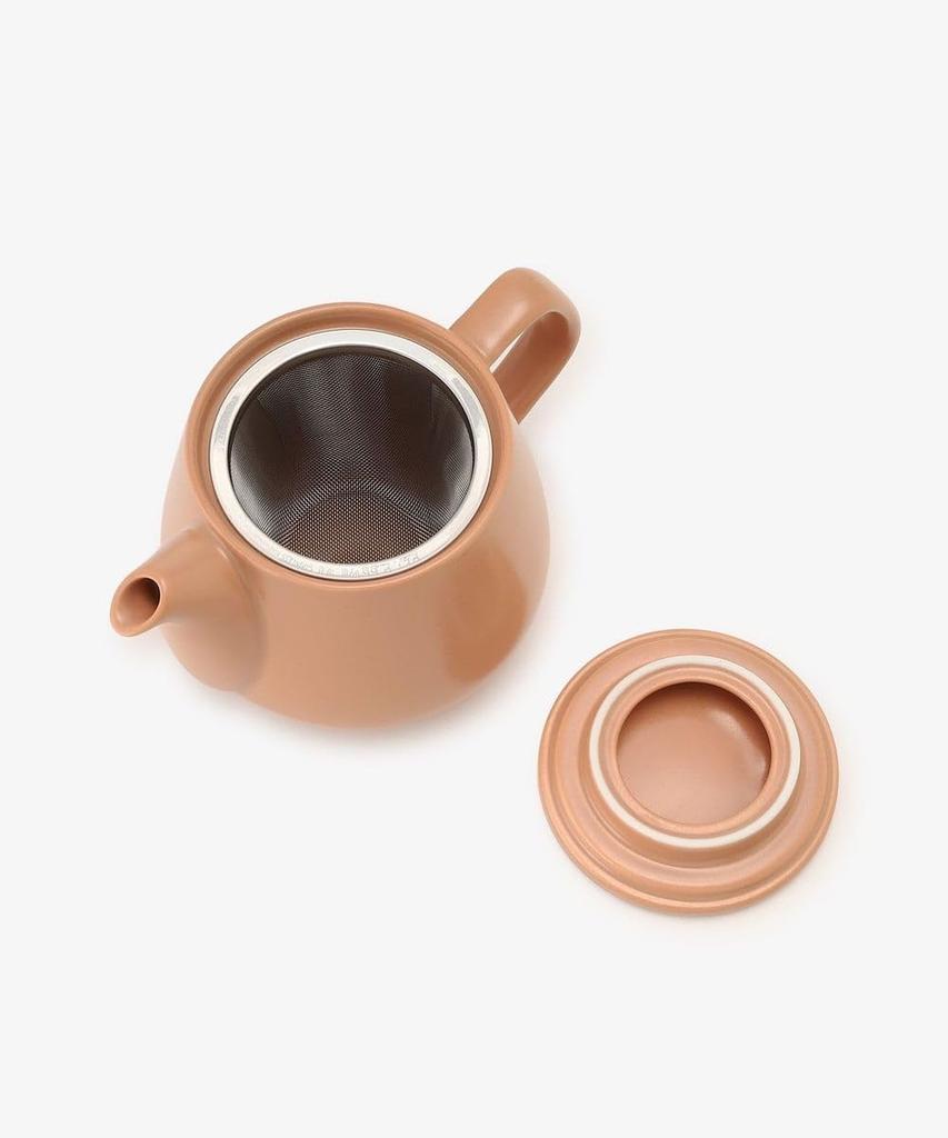 Afternoon Tea Living Teapot JE01 Logo Works Teapot with Strainer, 500ml, Brown