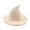 Temperamental Big Brim Witch Hat - Knitted Halloween & Christmas Style for Women