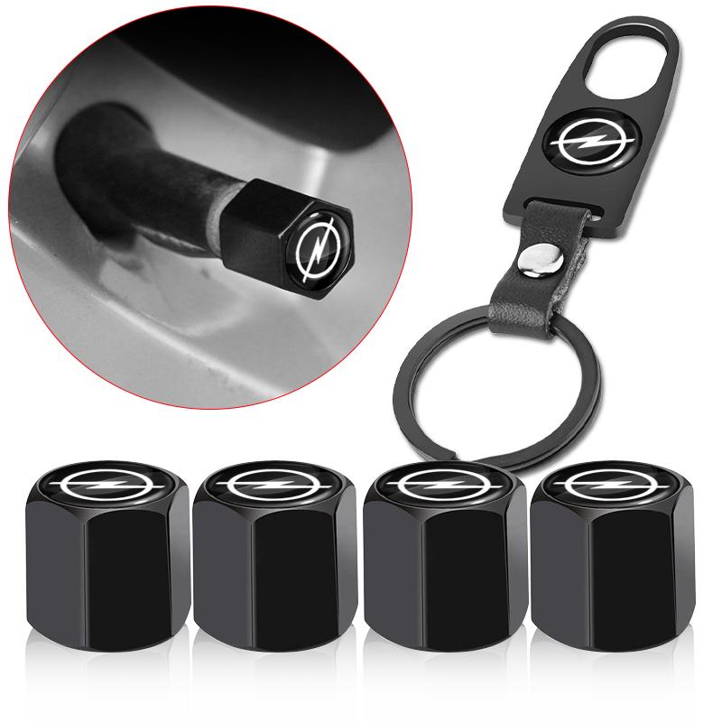 1Pcs Car Keychain Auto Tire Valve Cap Car Emblem Accessories For Opel Astra H G Corsa Insignia Astra Antara Meriva Zafira Interior