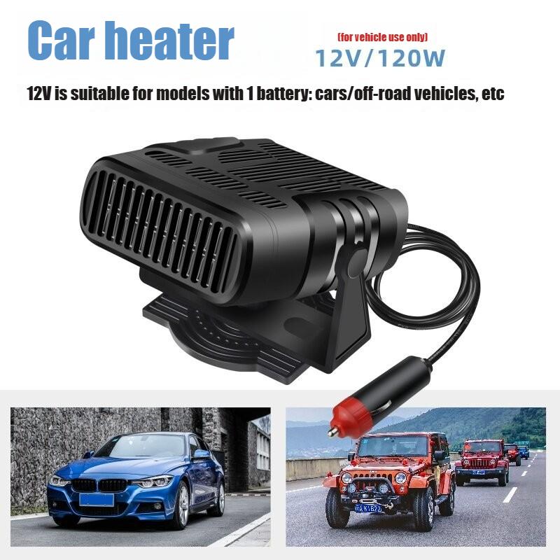 Windshield Fog Remover Vehicle Heater Fast Demister Anti Fog Portable Dual Mode Car Fan Cooler Winter All Season Heater
