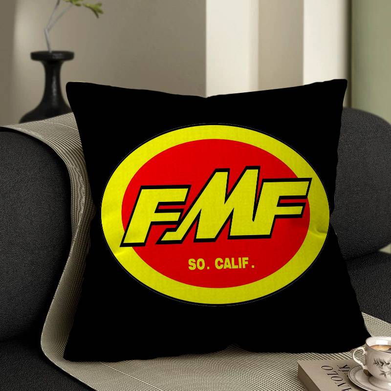 Fmf Racing Logo Pillow Gift Home Office Decoration Bedroom Sofa Car Cushion Cover Case 45X45