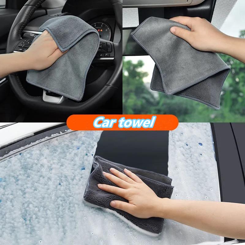 FA9Microfiber Car Towel Car Cleaning Care Cloth Auto Towel For Mercedes Benz S320 W164 W203 W204 W168 C180 E320 A200 CLA CLK CLS