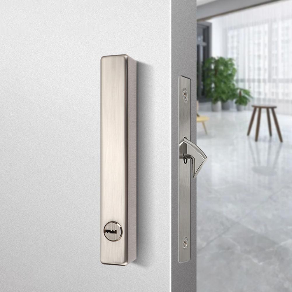 

Bathroom Lock Interior Door Lock Home Security Versatile Locking Solution Concealed Screw Holes Concealed Screw Holes Lock срібний