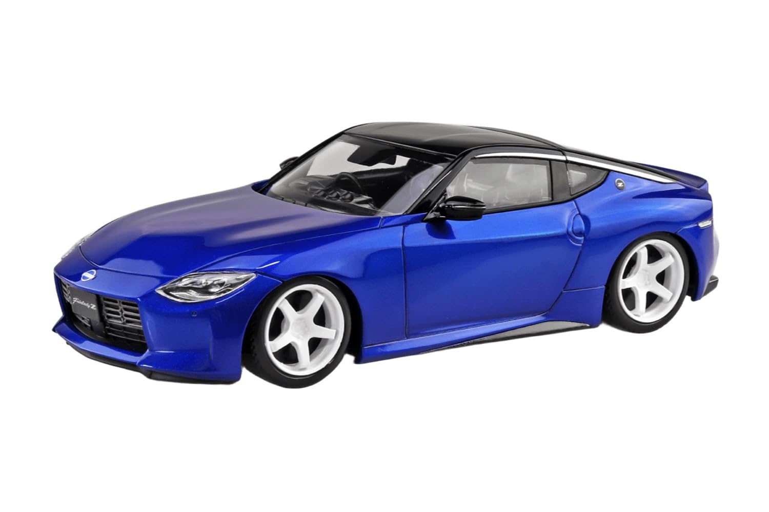 

Aoshima Bunka Kyozai Scale Rakupla Snap Kit Nissan RZ34 Fairlady Z Custom Seiran Plastic Model Kit (AOSHIMA) 1/32 No. 17CU-SB Wheels, Blue,