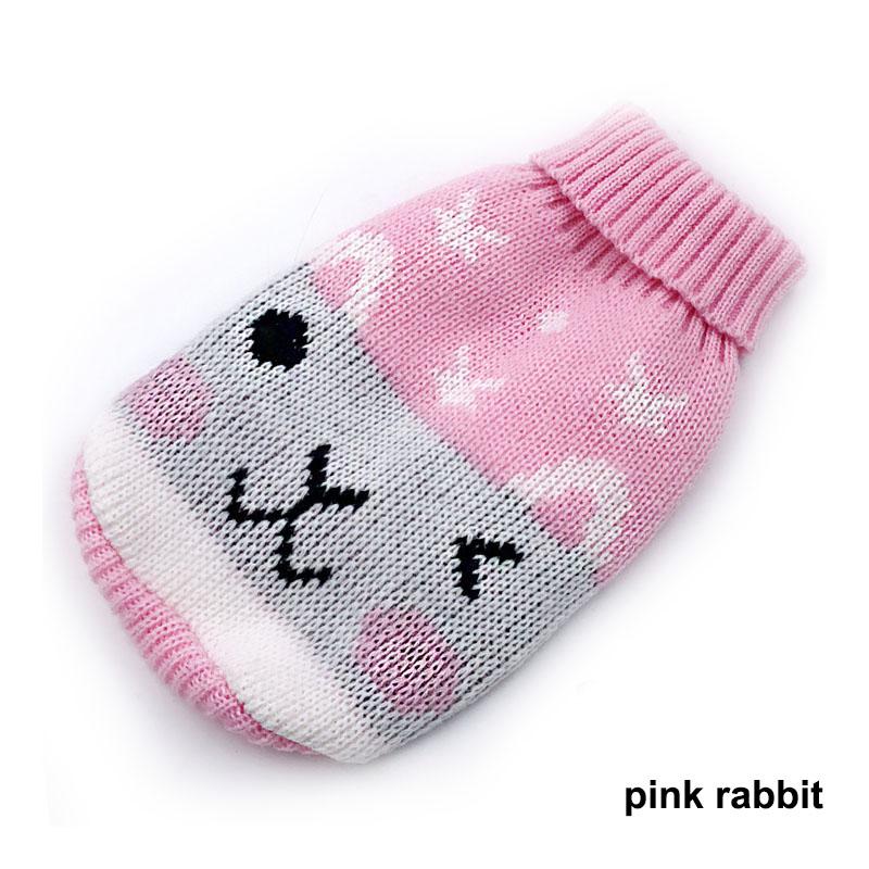 Warme Haustierkleidung für Katzen, Pullover für kleine Hunde, Kapuzenpullover, Mantel, Winter, gestrickte Haustierkleidung für Hunde, Chihuahua, Cartoon-Kostüm