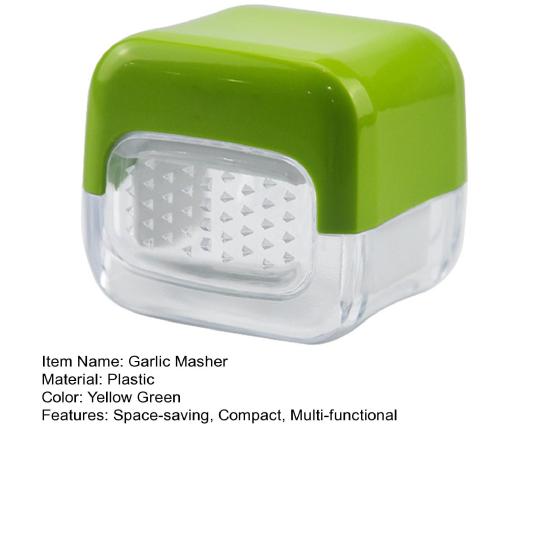 Press Masher Cube Tool BPA-Free Stainless Steel Blades Minces Slices Garlic Ginger Easy To Clean Store Durable