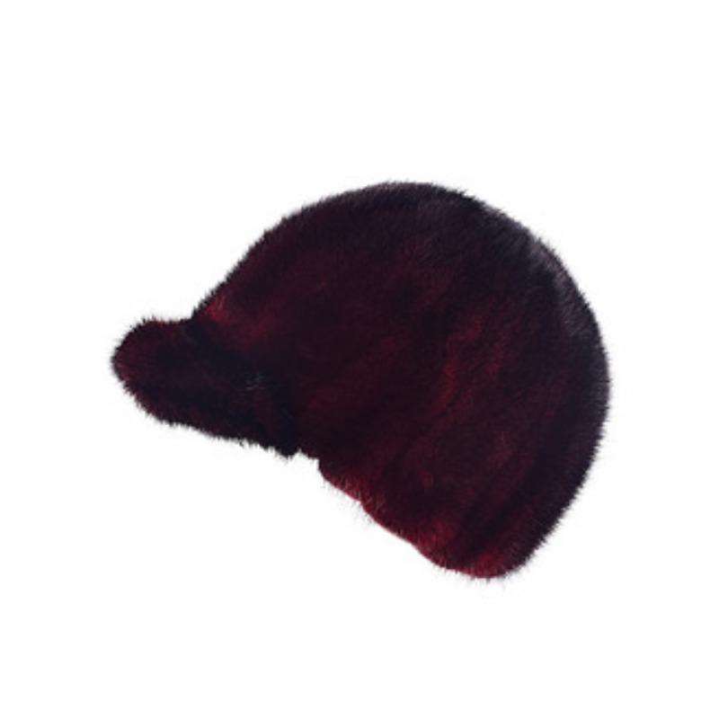 Mink hat mink hair winter fashion mink hat men and women versatile thickened warm knight hat tide