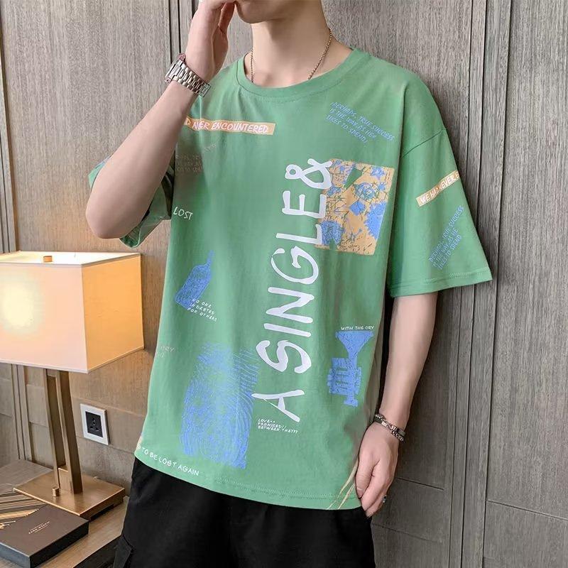 

3D Printed Colorful T-Shirt Men Clothes Outdoor Casual O-Neck Short Sleeve Summer Street Oversized Men Sport T-Shirts 5XL