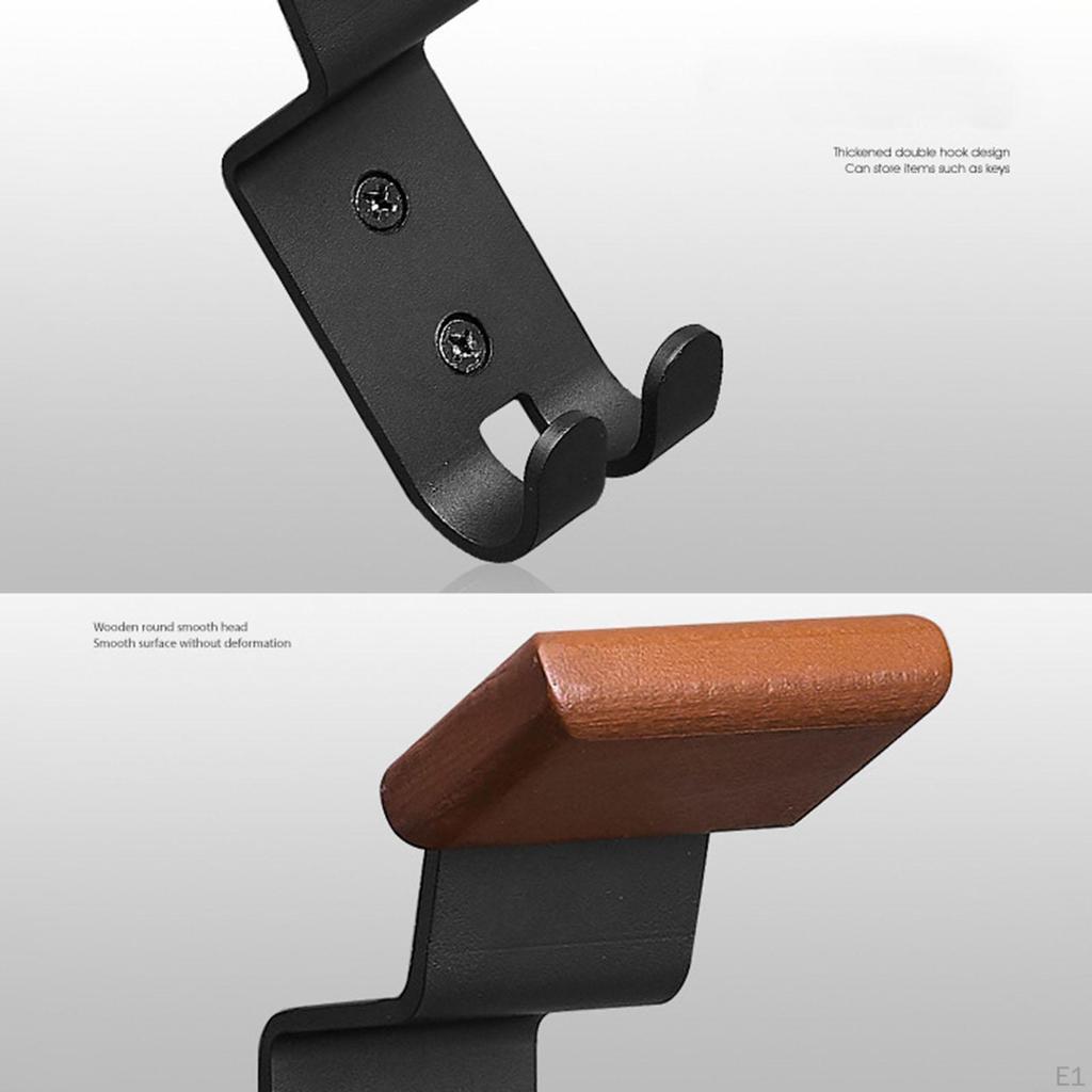 Heavy Duty, Easy To Install Wall Mounted Helmet Rack with , for Coats, Football And Baseball Gear.