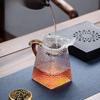 Heat-resistant Glass Leaf Tea Separator Infusor Handmade Tea Strainer Dispenser Brewing Filter Teaset Accessories Craft