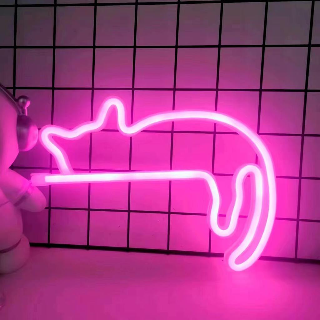 Niedliche Katze Wand LED Neon Schild Licht Für Party Galerie Pub Club Bar Zoohandlung Tür Dekoration Geschenke