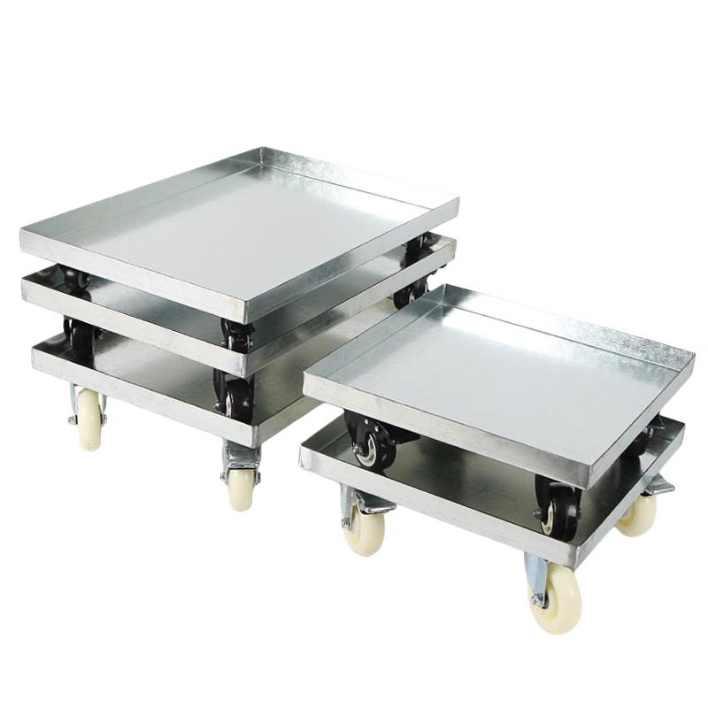 Mobiler Metall-Pflanzentopf-Caddy