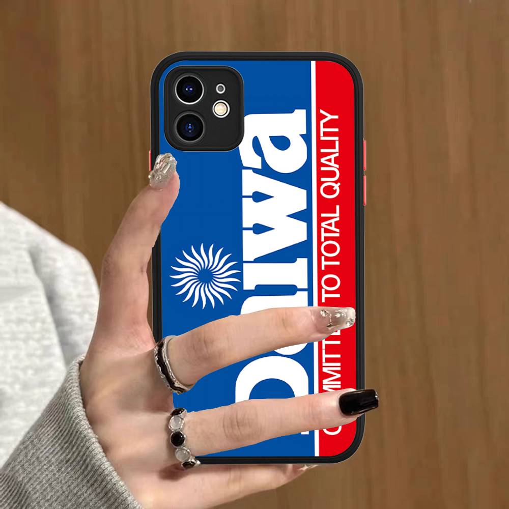 

D-Daiwa Fishing Logo Phone Case For IPhone 16e 16 15 14 13 12 11 Pro Max X XS Max Plus Matte Clear iphone 16 plus
