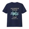 Aquarius Pisces Cusp Zodiac Horoscope T Shirt Vintage Soft Homme Unisex Stylish Fashion Streetwear Versatile Breathable