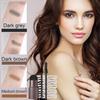 1 Set One Step Brow Stamp Shaping Kit, Eyebrow Stencil Makeup Powder, Hairline Powder (Medium Brown Set)