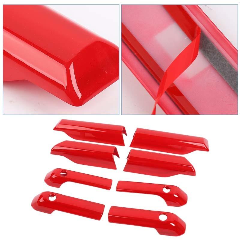 ABS Dveře Vnitřní Loketní Opěrka Panel Dekorace Kryt Nálepka Vhodné Pro Suzuki Jimny 2019 Nahoru 4dveřová Verze Interiérové Doplňky