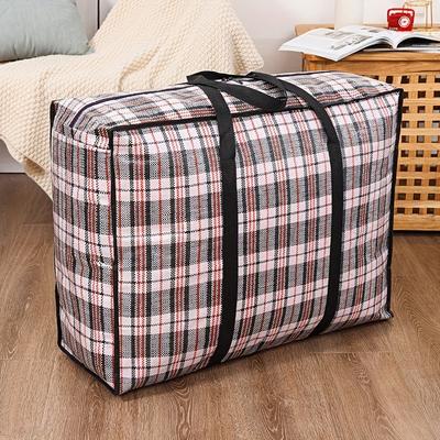 3pc Large Capacity Clothing Bedding Storage Bag, Moving Packaging Bag, Dormitory Sundries Travel Packaging Storage Bag