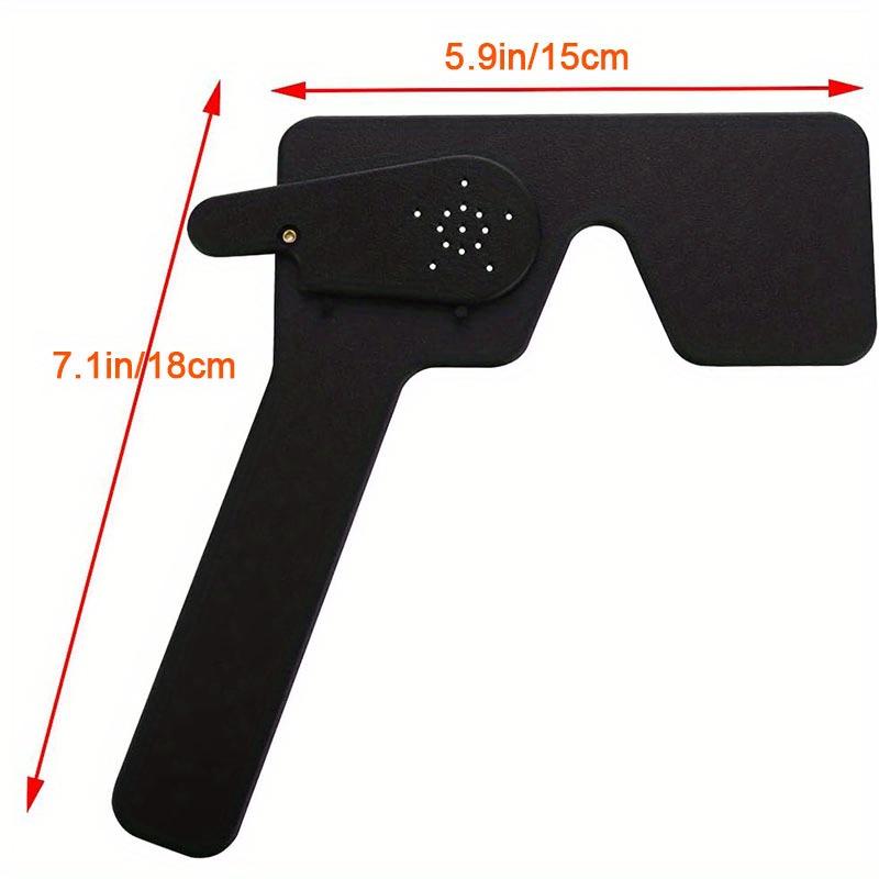 2 Pack Ophthalmic Eye Occluder for Ophthalmologists, Optometrists and Orthoptists Eye Exam Tool (Black)