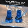 M5x 0.8 Aluminum Air Valve Cap Screw For Fork Honda CR CRF 80 85 125 250 450 R RX CRF250R CRF450R CRF250X 450X Motocross