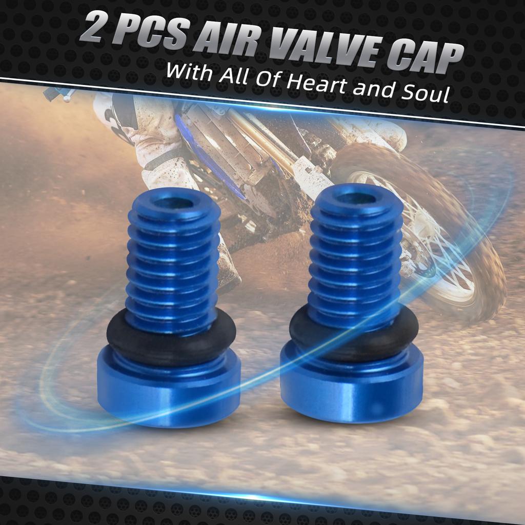 M5x 0.8 Aluminum Air Valve Cap Screw For Fork Honda CR CRF 80 85 125 250 450 R RX CRF250R CRF450R CRF250X 450X Motocross