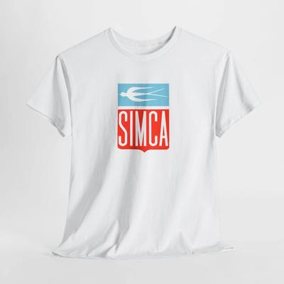 T-shirt Unisex in Cotone Pesante Retro Simca | T-shirt Stile Vintage, Abbigliamento Casual, [...]