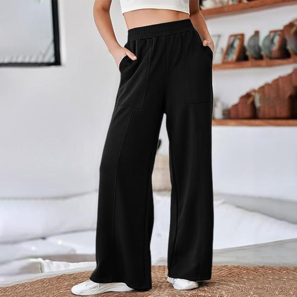 Women's Loose-fitting, High-waisted Sweatpants With Pockets, Casual Track Pants
