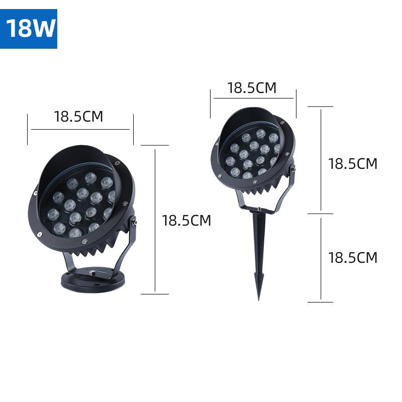 Hot Selling IP65 Outdoor Lighting Garden Landscape Spotlights Led Lawn Lights 12W Waterproof Garden Lights AC110V220V12V