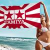 T-Tamiya Logo Bath Towel Microfiber Soft Water Absorbing Breathable For Girl Kids Decorative Cartoon Beach Towel