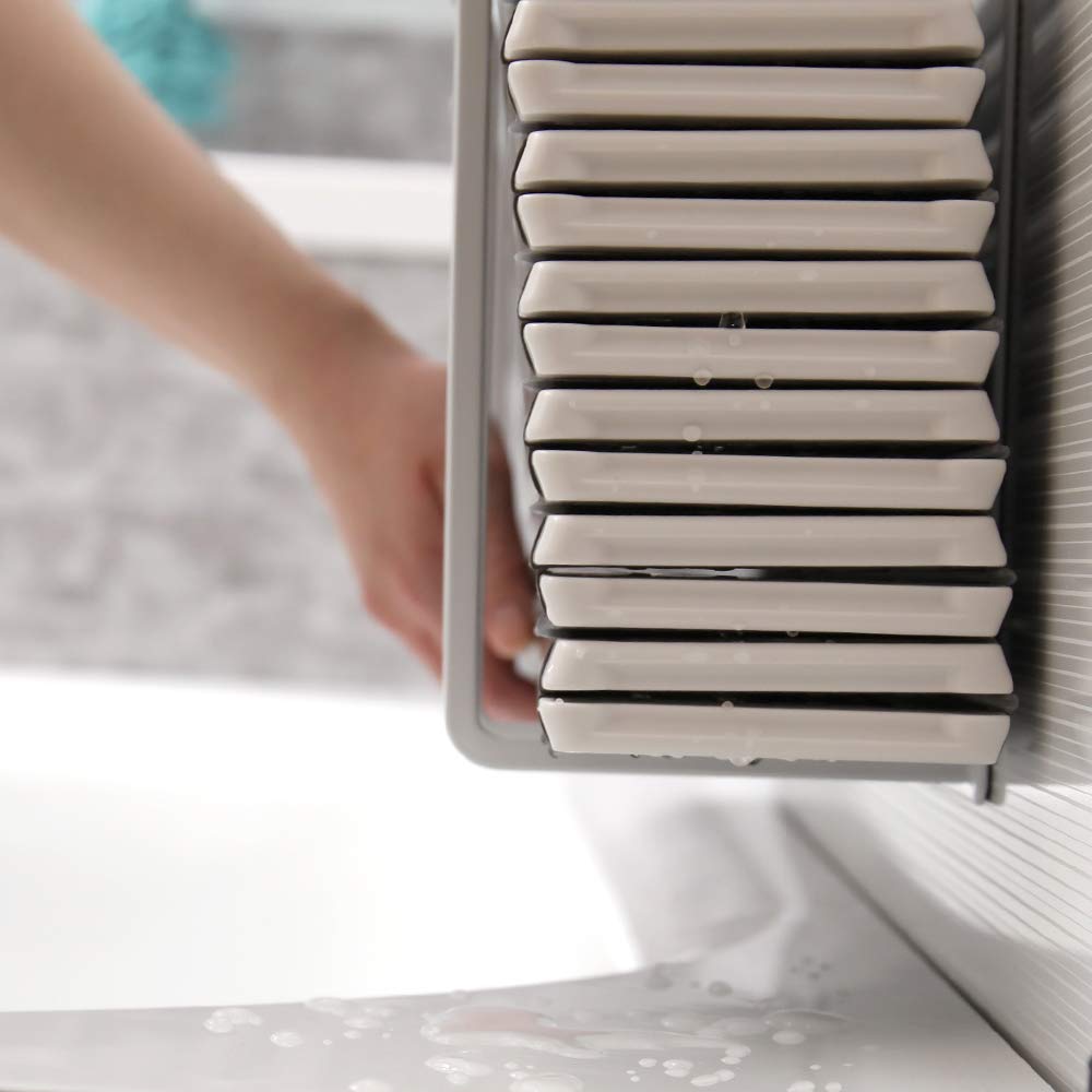 Yamazaki Tower Magnetic Bath Lid Holder (Foldable, White, 9942)