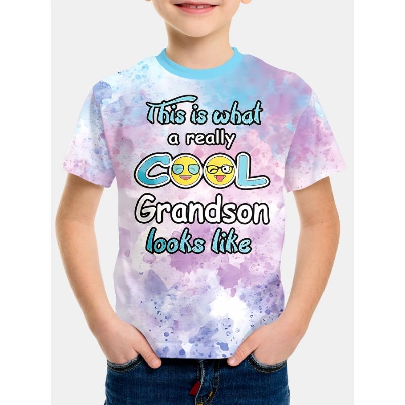 

Summer fashion boys 3D digital print ultra-cool creative T-shirt, stylish casual clothing 110