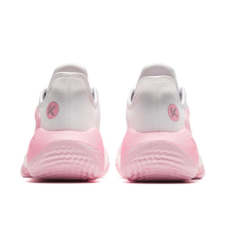 Anta 3 Point Rain 2 Textile, Artificial Leather Cushioning Slip Resistant Low top Basketball Shoes Unisex Pink Lake 922421602-3