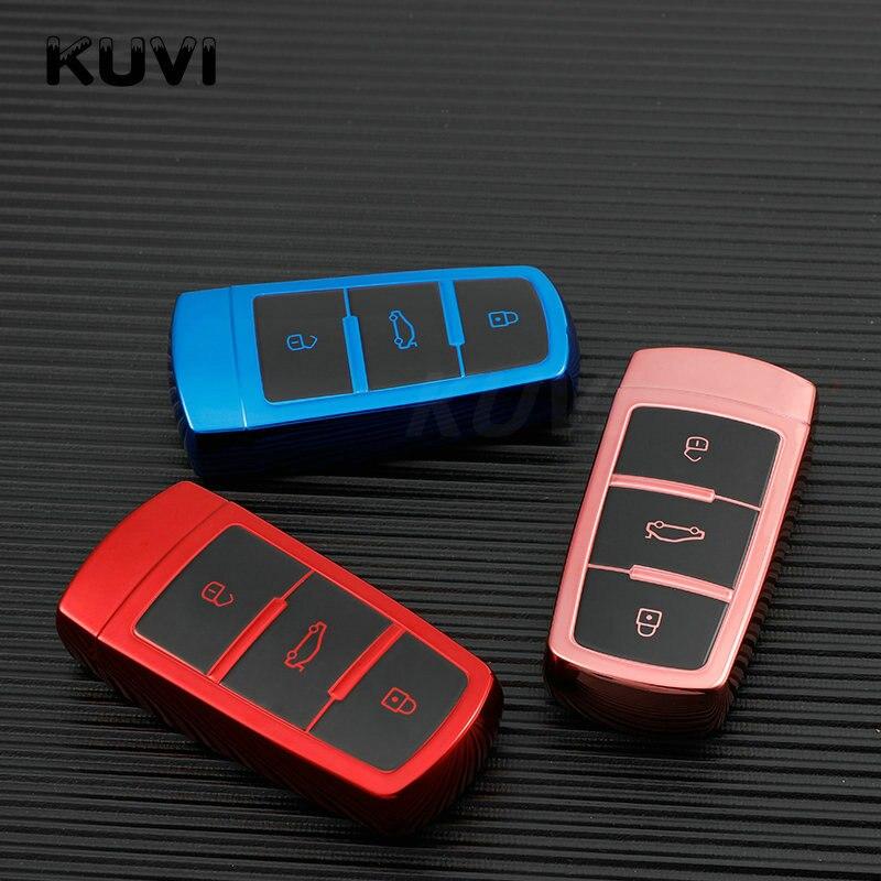 Für VW Passat 3C B6 CC Variant WEISS Cover Case Key Schlüssel Tasche Cover Für VW Passat 3C B6 CC Variant WEISS Cover Case Key Schlüssel Tasche Cover