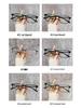Ultralight TR90 Unisex Square Prescription Eyeglasses - Classic Black Frame