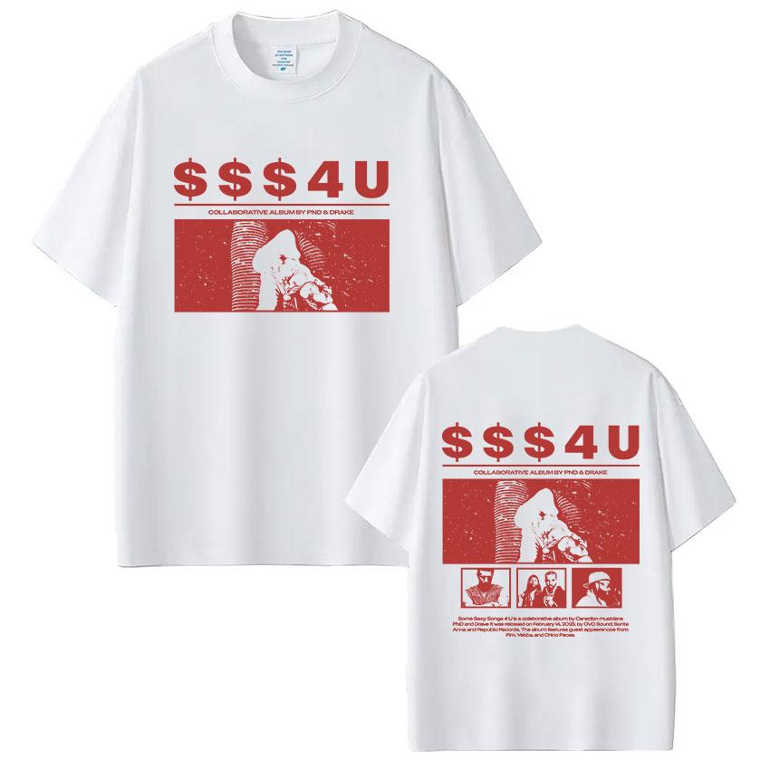 Rapper PARTYNEXTDOOR & Drake Some Sexy Songs 4 U SSS4U 2025 T Shirts Men's Women Clothing Cotton Short Sleeve Oversized T-shirts