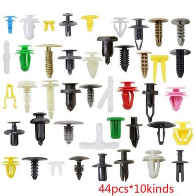 440 Pcs Mixed Plastic Auto Car Door Bumper Rivet Retainer Fastener Clip Colorful
