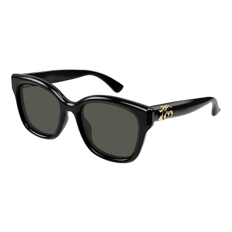 GUCCI Logo Acetate Square Sunglasses Women’s Black