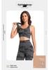 Tie-Dye High-Waist Yoga Pants - Cropped, Peach Hip, Tight Fit Fitness Leggings